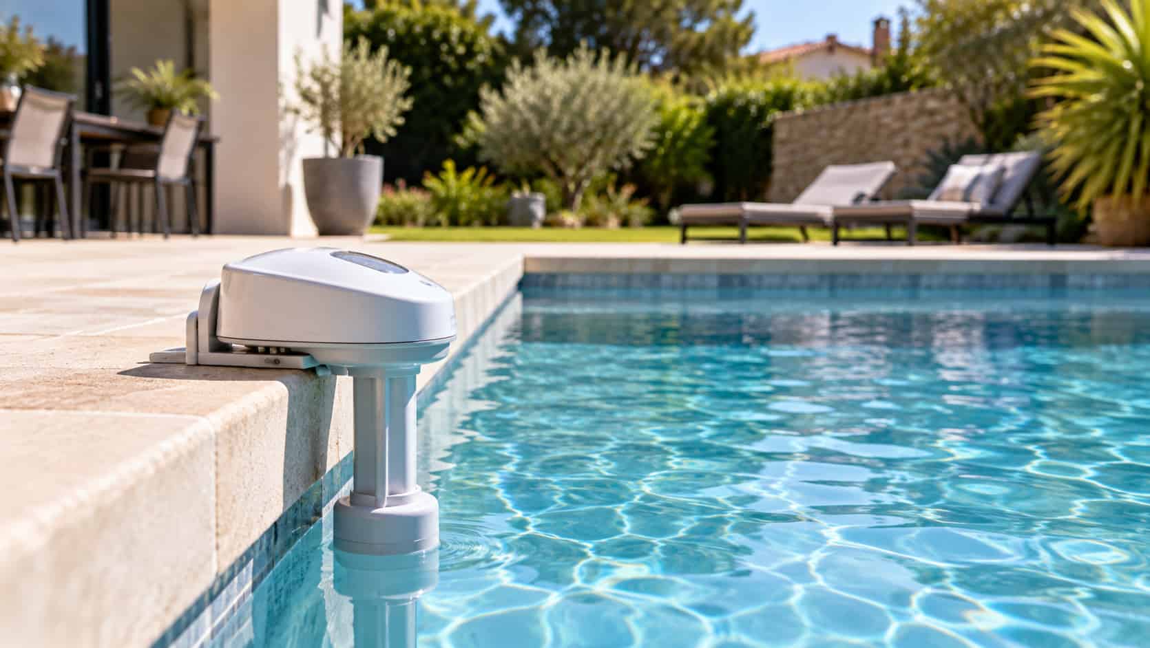 Une alarme sur une piscine.