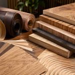 Exploration et innovations des techniques de placage bois.