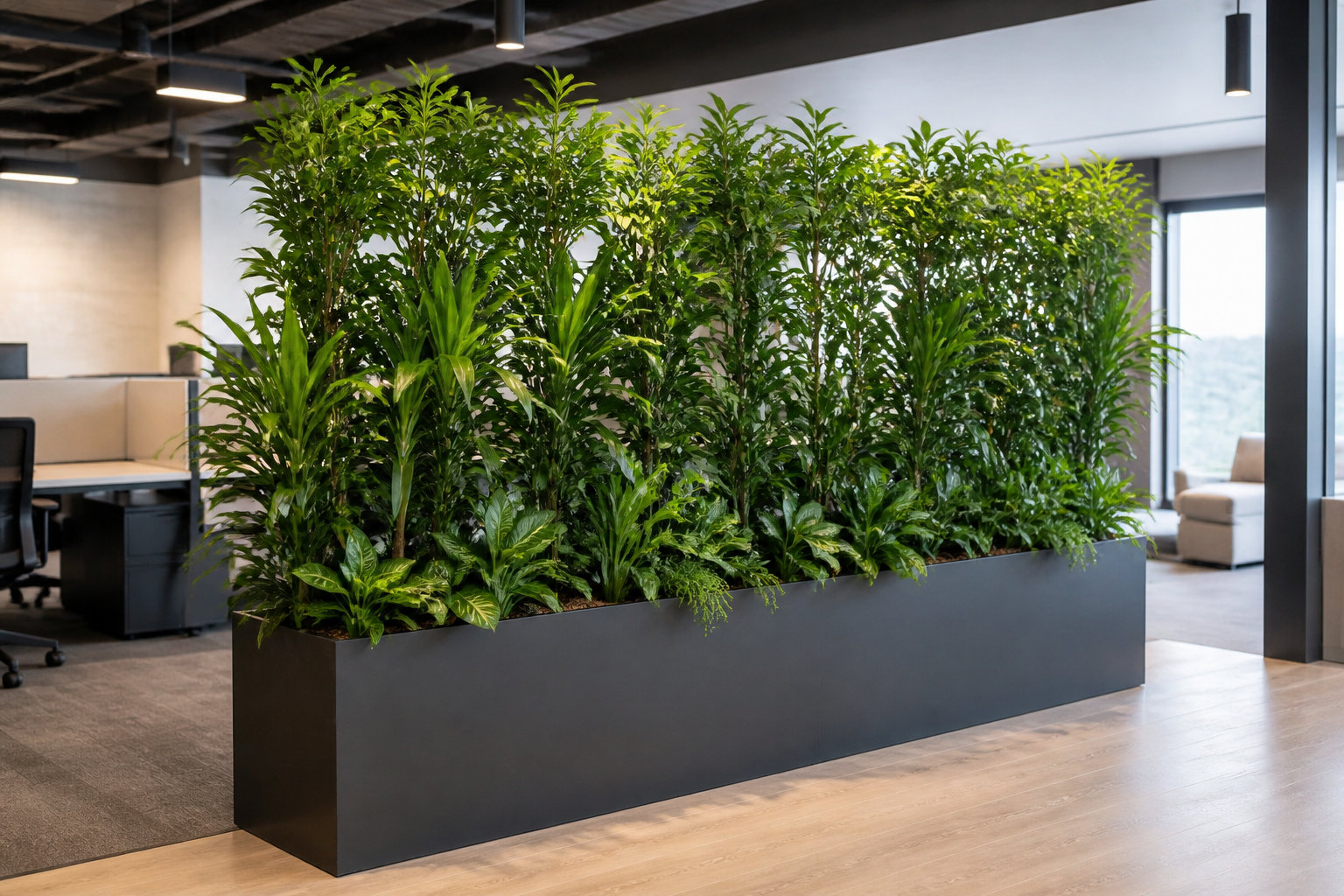 Jardinière haute : un mur végétal pour respirer