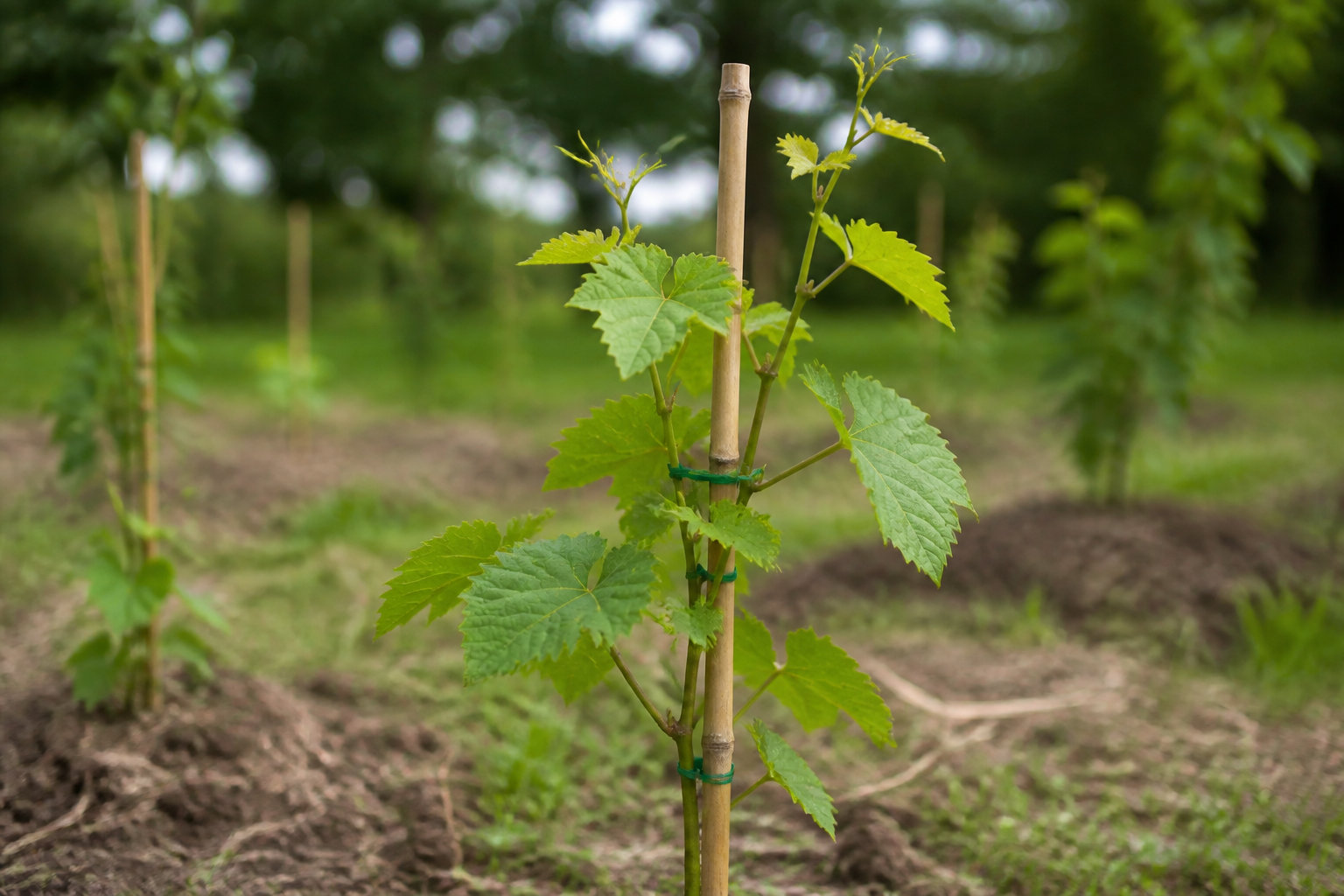 Entretenir vos jeunes plants durant leur première saison de croissance