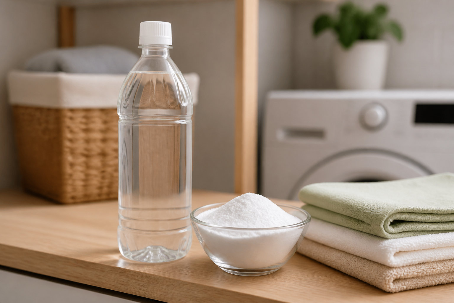 Le vinaigre et le bicarbonate pour fixer les couleurs 🧪